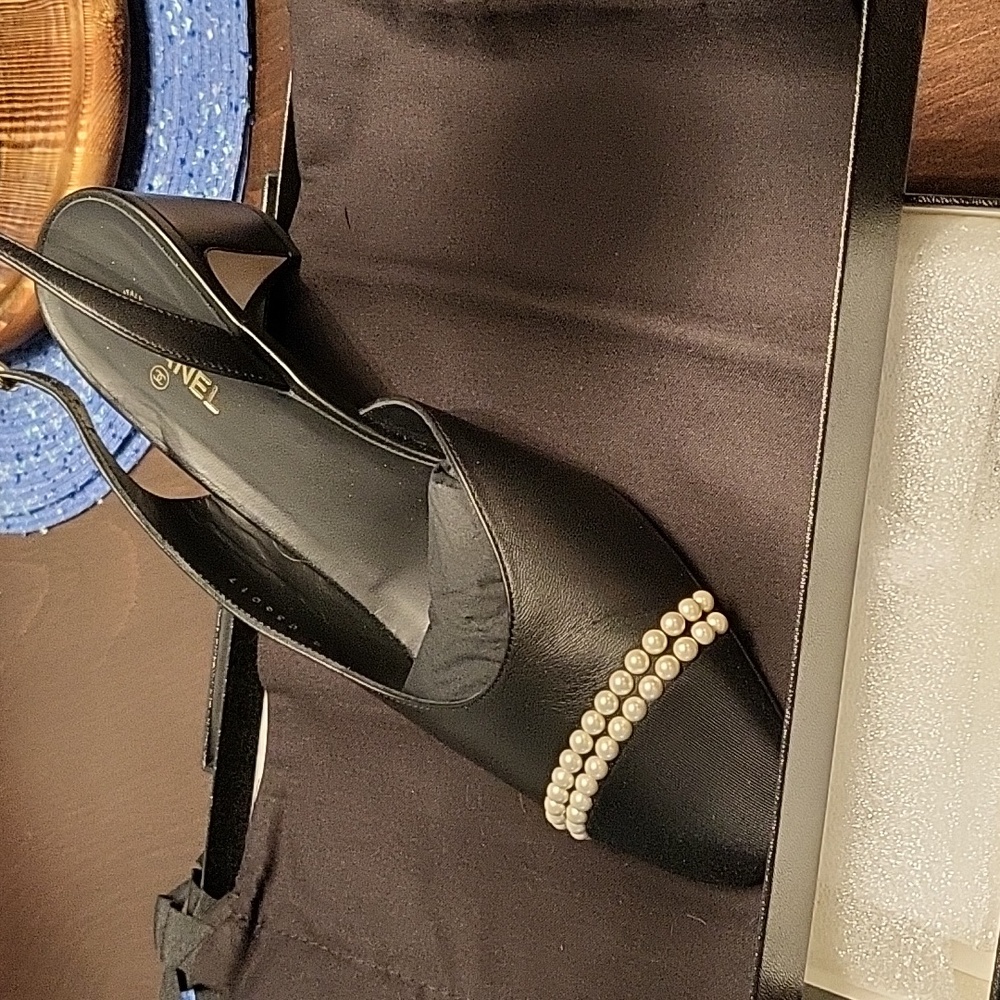 Chanel slingback shoes
